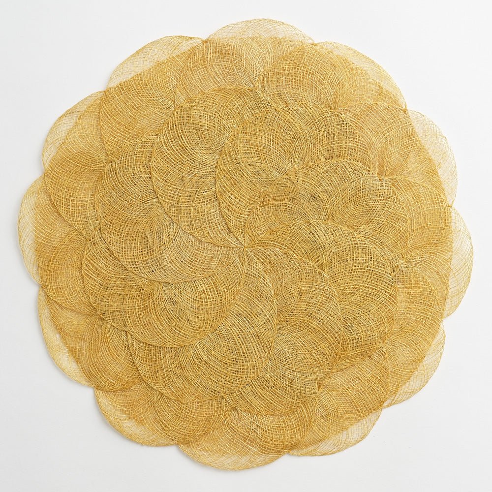 Buttercream Woven Cloud Placemat Set of 4 - Soft & Durable Table Mats for Dining, Kitchen, and Home Decor