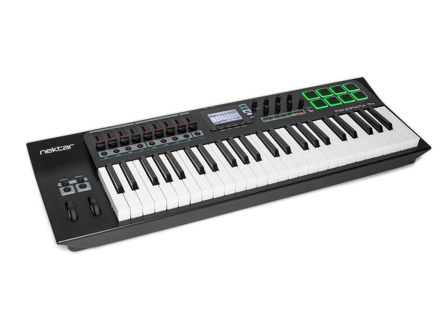 Nektar Panorama T4 49-Key USB MIDI Keyboard Controller - Professional Music Production & Performance | Perfect for Home Studio, Live Shows & Beat Making