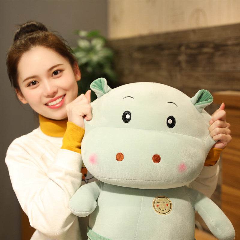 Adorable Jolly Stuffed Animal Hippo Plush Toy - Soft & Cuddly Gift for Kids, Babies & Collectors | Perfect for Nursery Decor, Birthday Presents & Comfort Companions