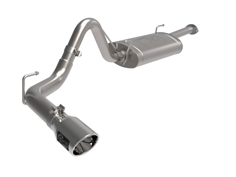 aFe 16-22 Toyota Tacoma Apollo GT Series 2.5in-3in 409 Stainless Steel Cat-Back Exhaust System with Polished Tip - Performance Upgrade for Off-Road & Daily Driving