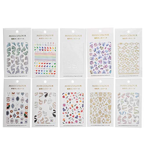 Trendy Nail Art Decals & Polish Stickers - DIY Nail Decorations for Home Salon & Professional Use | Perfect for Parties, Weddings, and Special Occasions