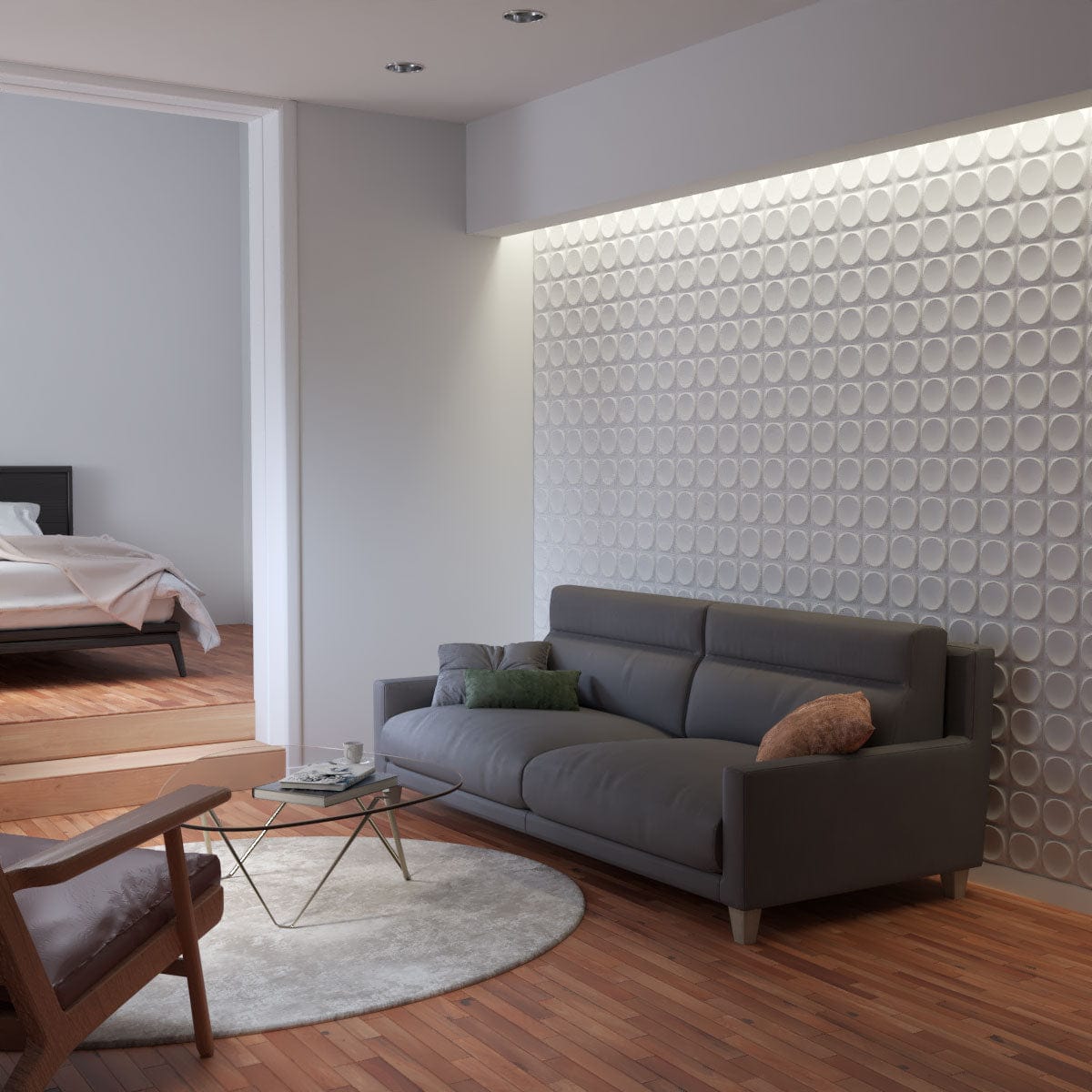 Adonis 3D Wall Panels - Modern Decorative Wall Tiles for Home & Office Interior Design | Perfect for Living Room, Bedroom, and Commercial Spaces