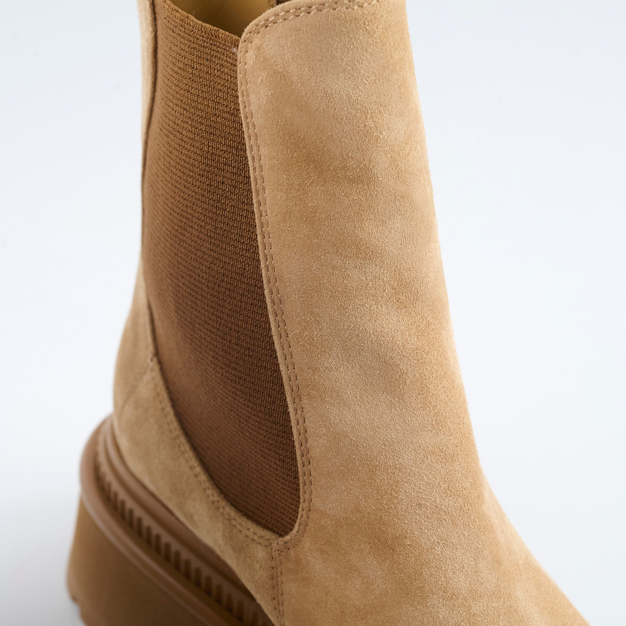 Chanel Light Brown Suede Boots Women's Size 36 | Luxury Fashion Booties for Fall & Winter Outfits