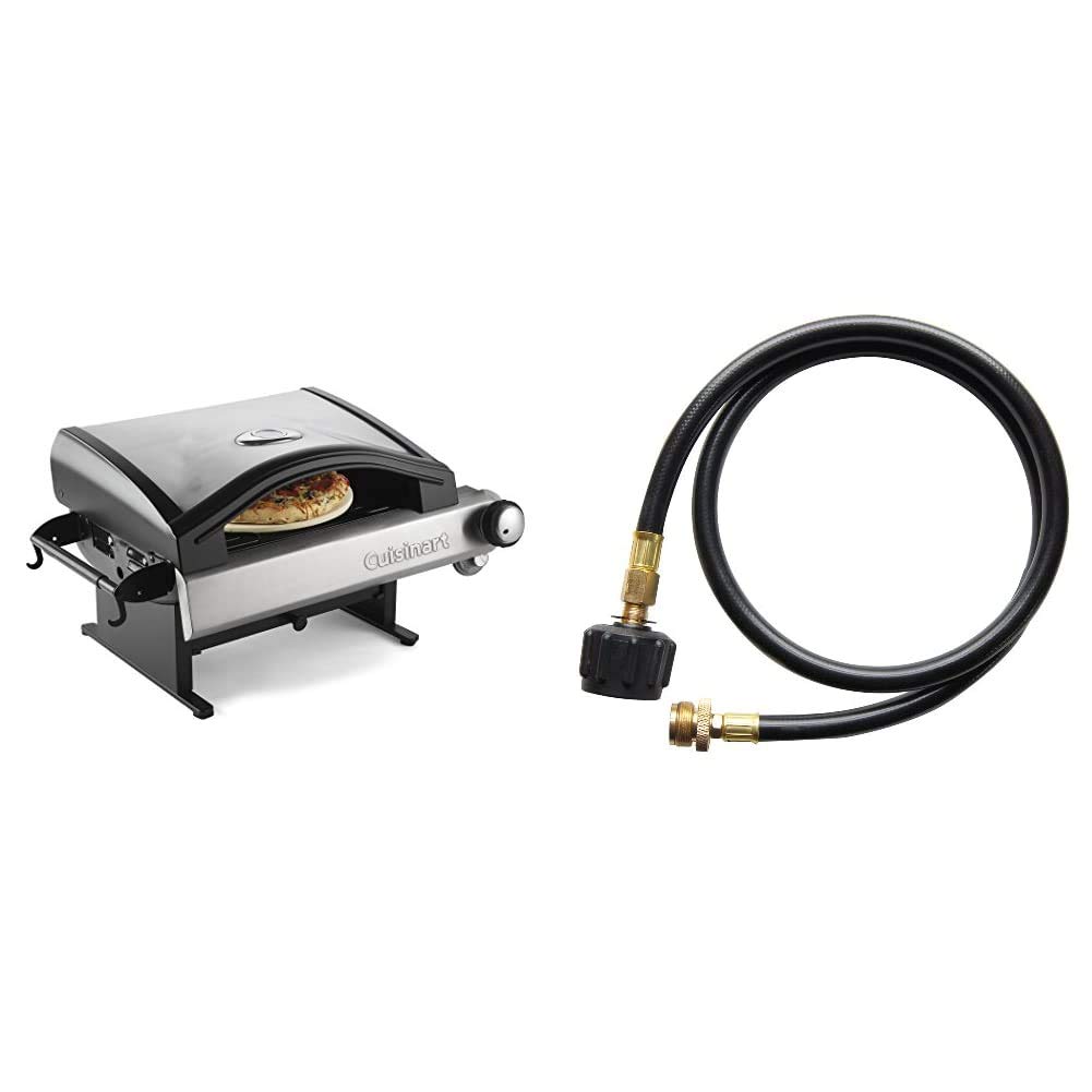 Cuisinart Professional Outdoor Pizza Oven with LP Adapter Hose - Perfect for Backyard Parties, Camping & Outdoor Cooking
