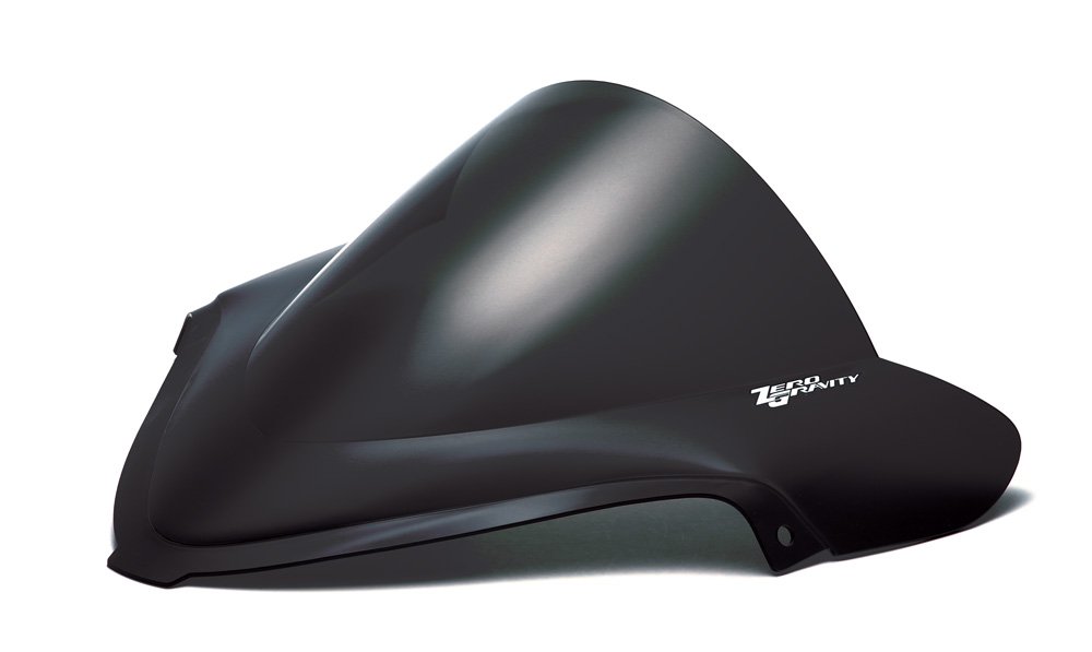 Zero Gravity 16-134-19A Double Bubble Dark Smoke Windscreen - Motorcycle Windshield for Enhanced Aerodynamics & Comfort - Perfect for Long Rides & Highway Cruising