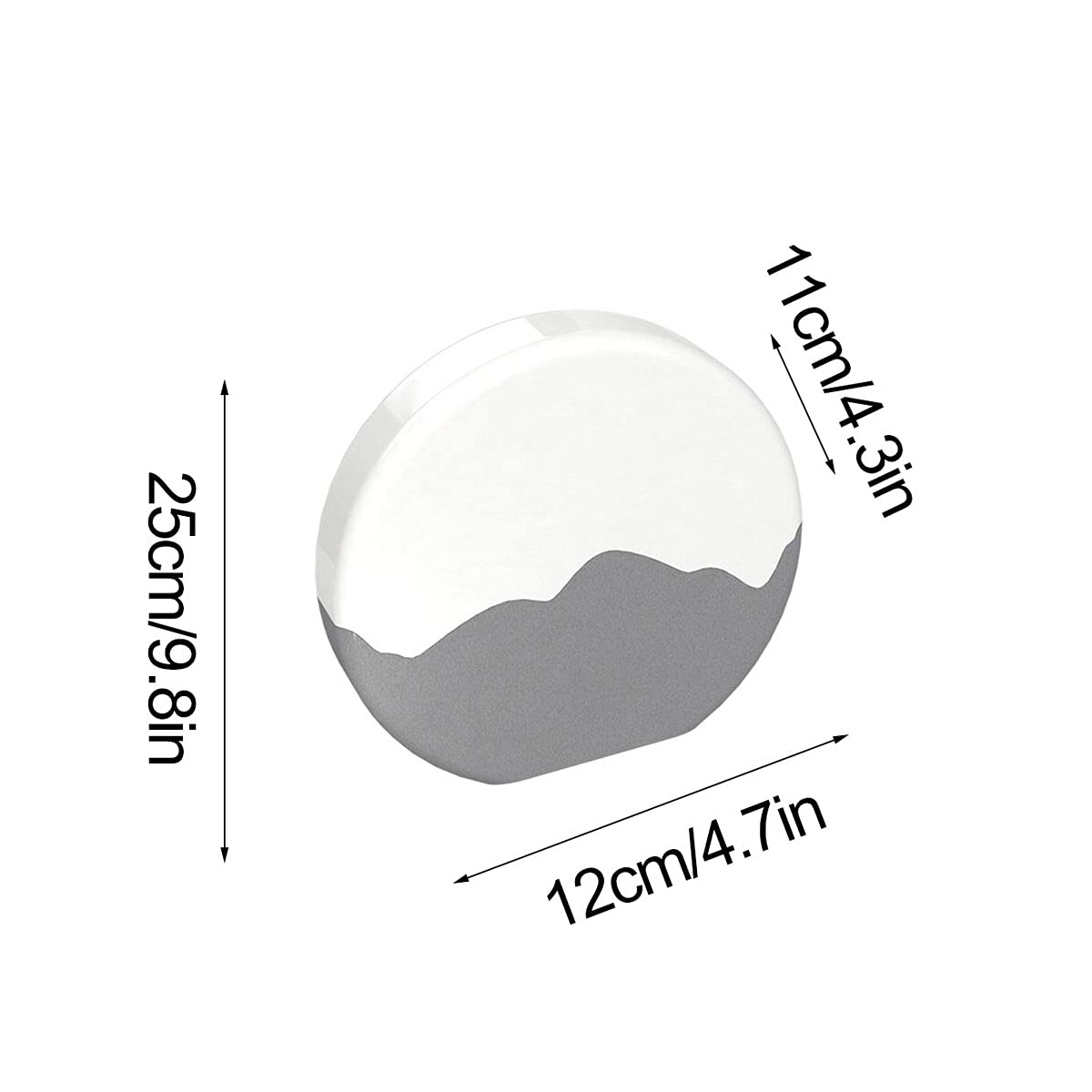 Rechargeable LED Night Light Touch Lamp - Portable Round Table Lamp, Dimmable 2-Color Bedside Light for Bedroom & Study, Custom Logo Option, 4.7 Inch Desk Lamp - Perfect for Night Reading, Nursery, and Home Office Use