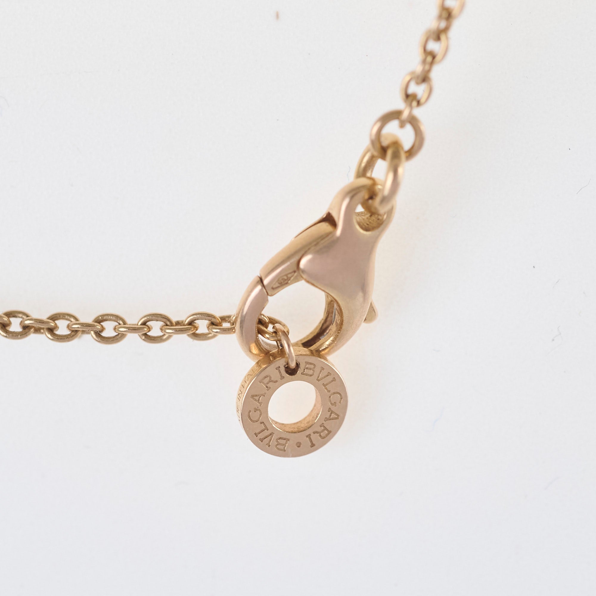 Bvlgari B.Zero1 Diamond Pendant Necklace in 18K Rose Gold for Women - Luxury Jewelry Gift for Anniversary, Valentine's Day & Special Occasions