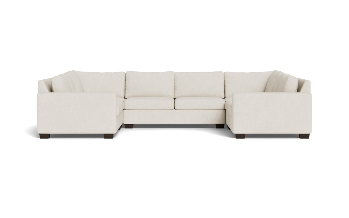 Track 141 Corner Sleeper Sofa U Sectional - Modern L-Shaped Convertible Couch Bed with Storage | Perfect for Small Spaces, Guest Rooms & Apartments