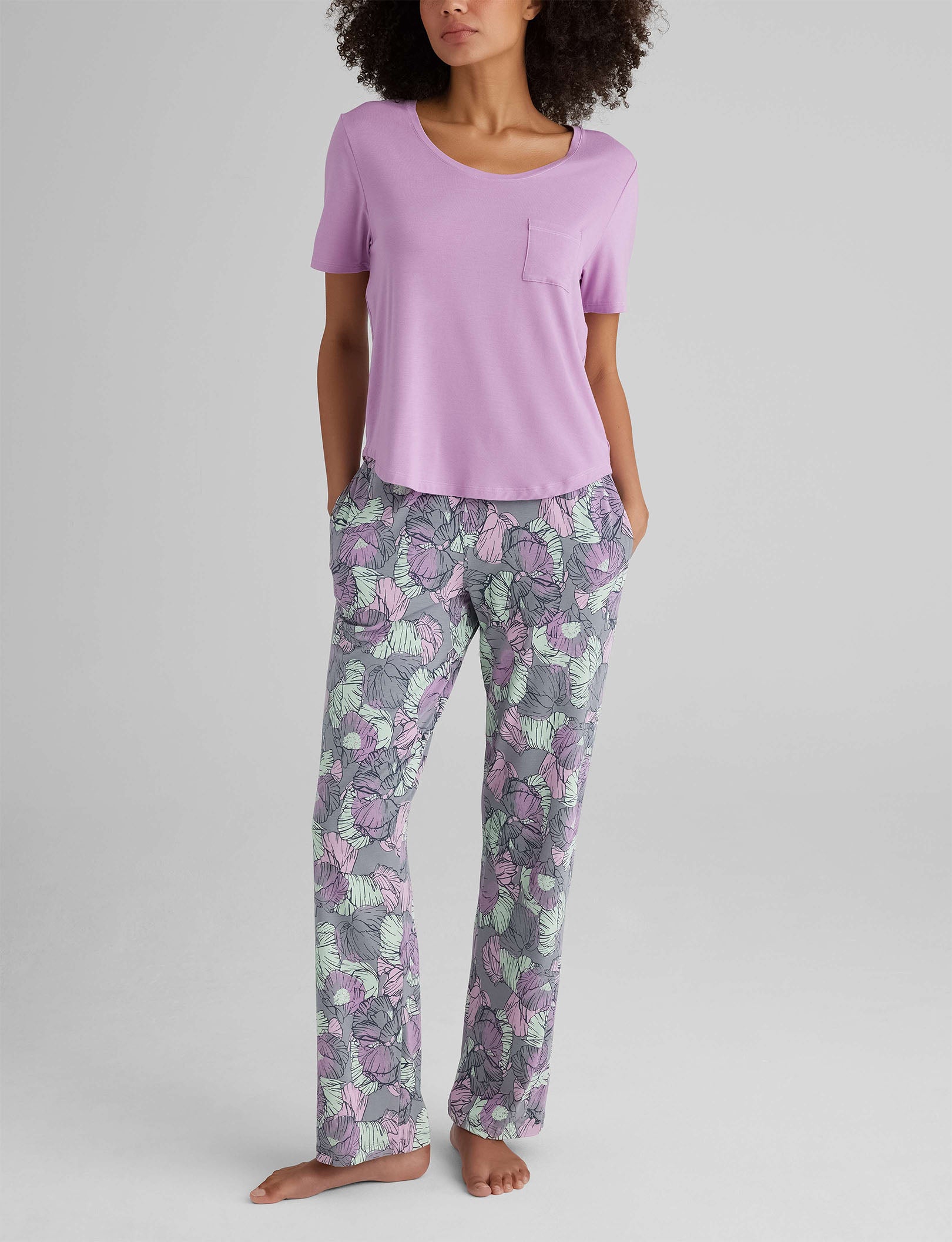 Women's Ultra Soft Second Skin Sleep Pants - Comfortable & Breathable Nightwear for Relaxing at Home or Lounging