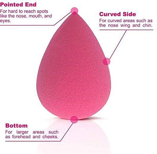 JOTKAPARKASH 10-Piece Makeup Sponge Set - Soft Beauty Blender Puff for Flawless Foundation & Concealer Application - Perfect for Daily Makeup, Travel & Professional Use