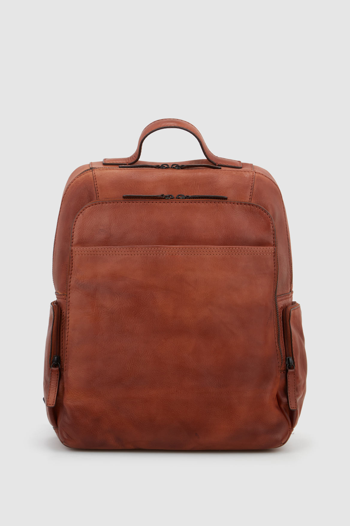 Lucas Genuine Leather Large Backpack for Men & Women - Durable Travel Backpack with Laptop Compartment - Perfect for Work, School & Outdoor Adventures