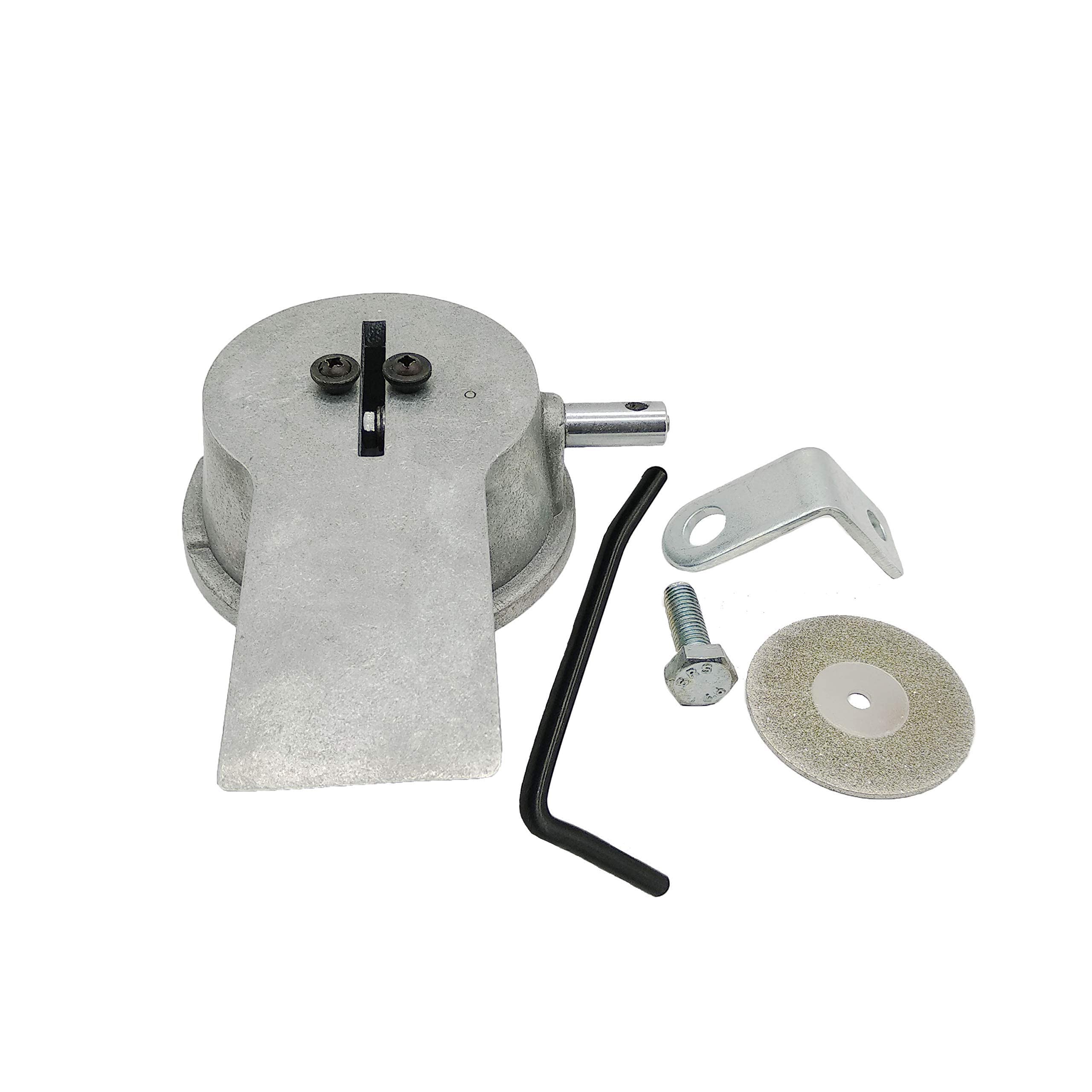 Piston Ring End Gap Filer Tool - Hand Operated Carbide Grinding Tool (Model 80514) for Engine Repair & Motorcycle Maintenance