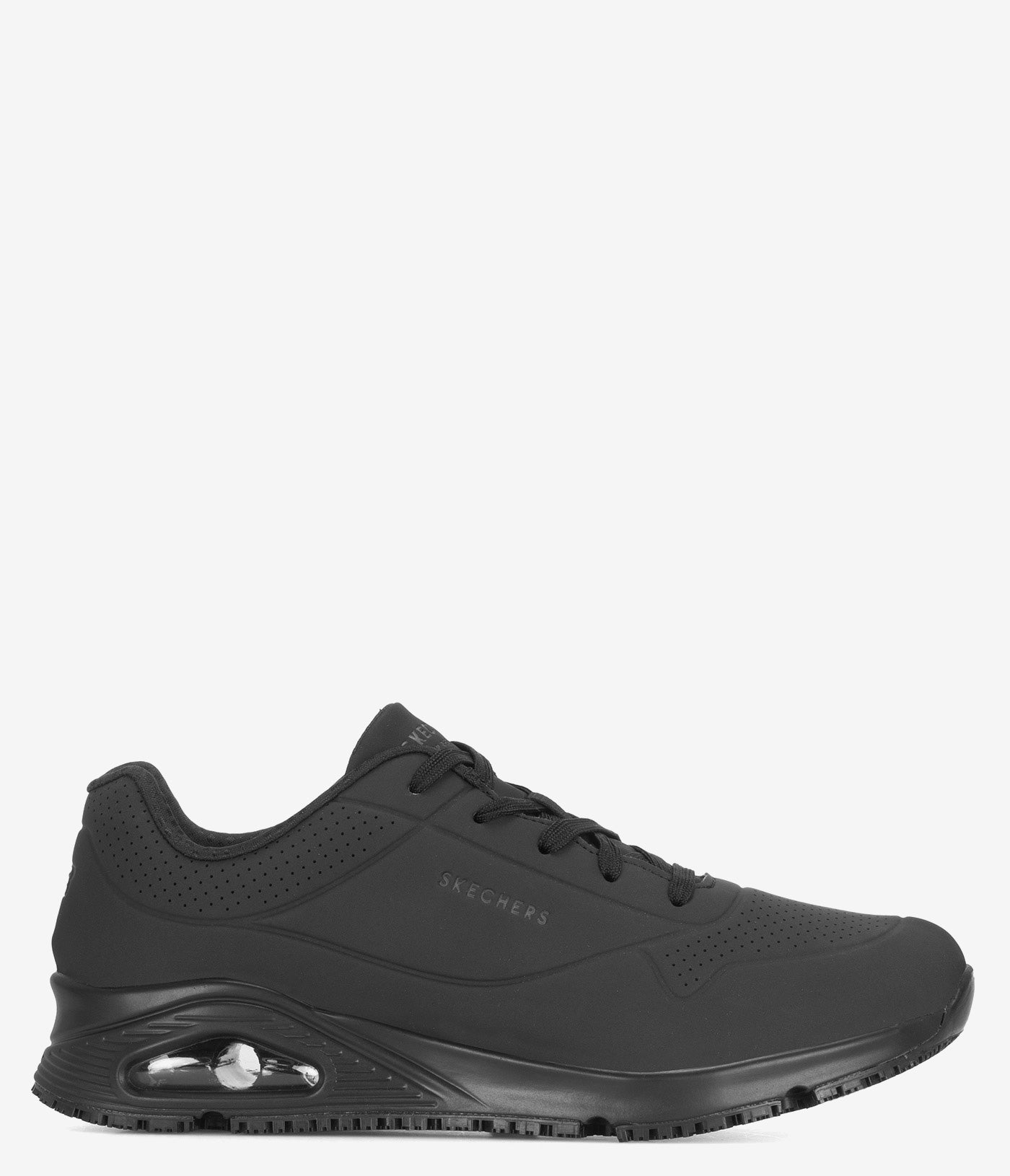 Skechers Men's Work Relaxed Fit Uno Sutal Slip Resistant Shoes - Non-Slip Safety Work Shoes for Restaurant, Kitchen & Construction Workers