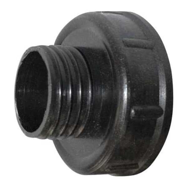 2-1/2 Gallon Funnel Threaded Adapter - Heavy Duty Plastic Fitting for Liquid Transfer, Chemical Dispensing & Industrial Applications