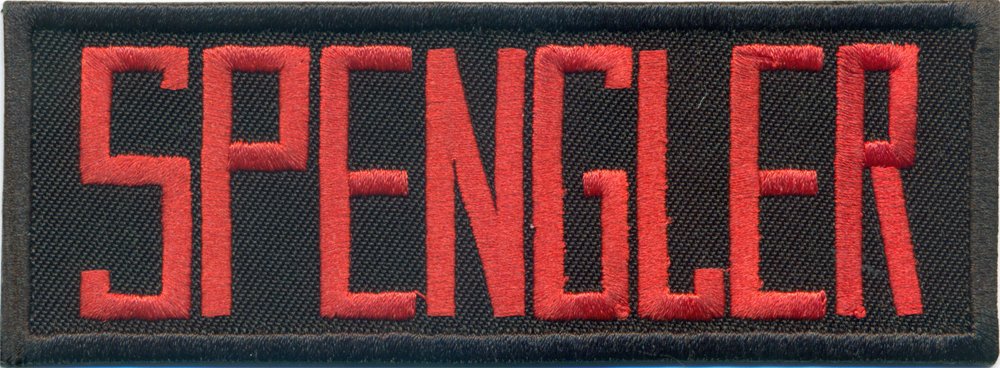 Ghostbusters Spengler Uniform Costume Iron-On Patch Badge - Official Nametag Insignia for Cosplay, Halloween Costumes & Movie Fans
