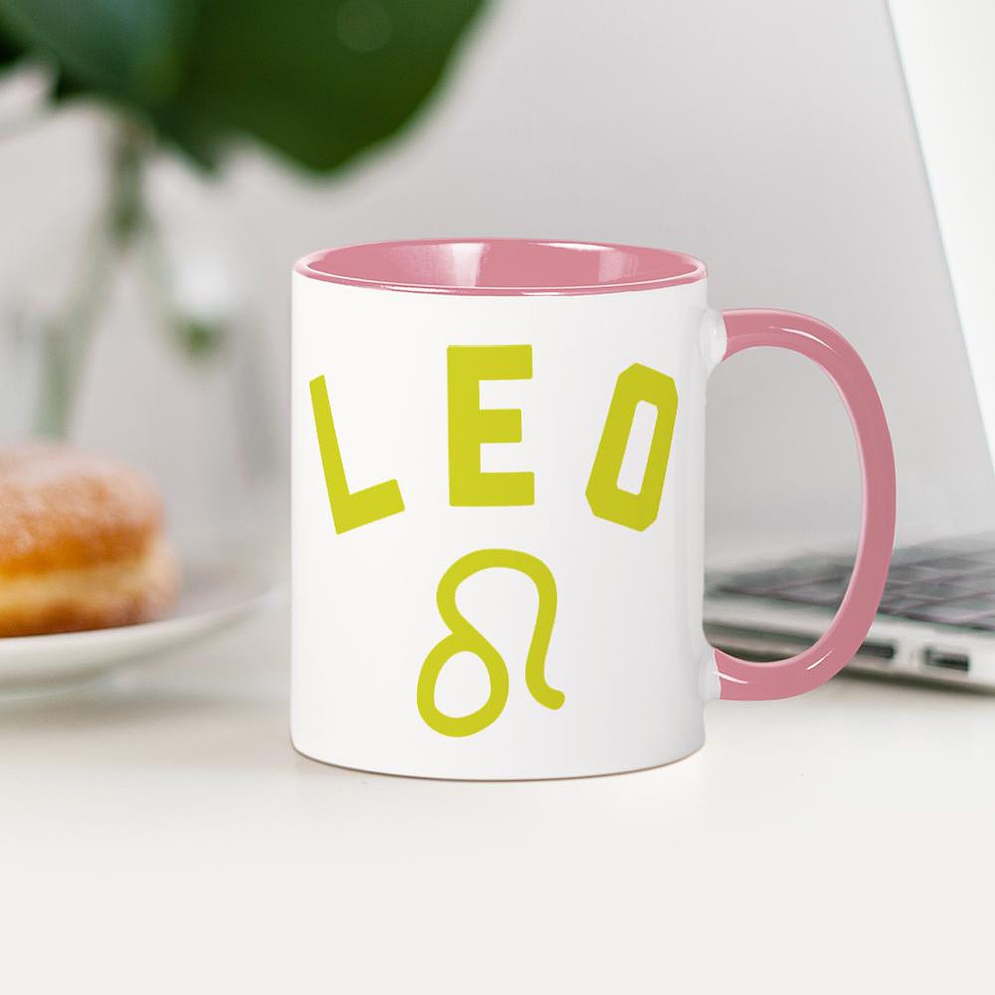 Leo Zodiac Sign 11 oz Ceramic Coffee Mug - 325 ml White Tea Cup for Office, Home & Gifts - Perfect for Coffee, Tea & Hot Beverages