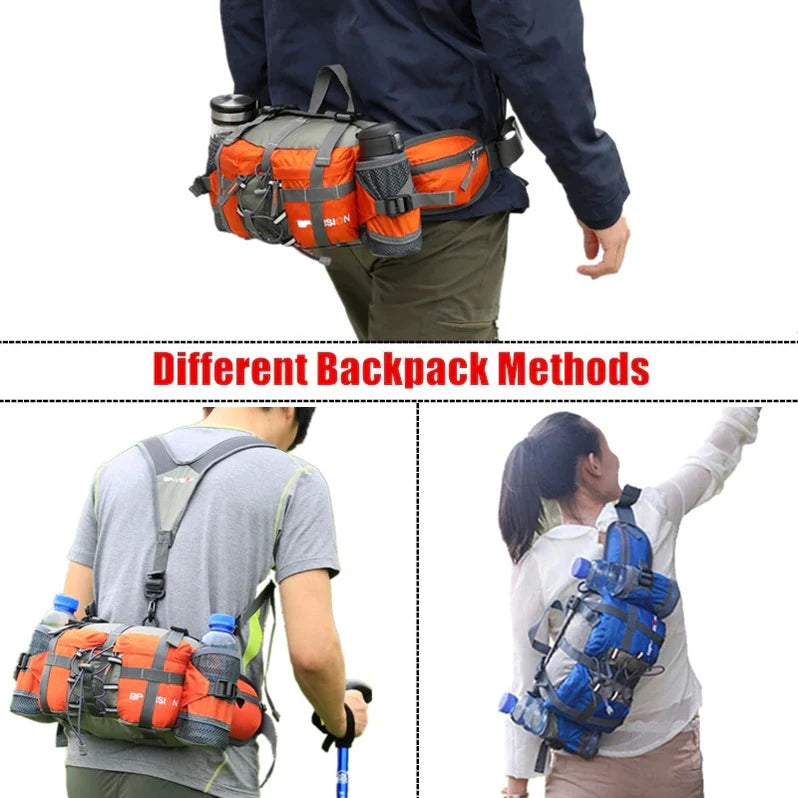 Best Outdoor Sports Waist Backpack - Lightweight & Waterproof Hiking Fanny Pack for Running, Cycling & Travel - Perfect for Hiking, Camping & Adventure Activities
