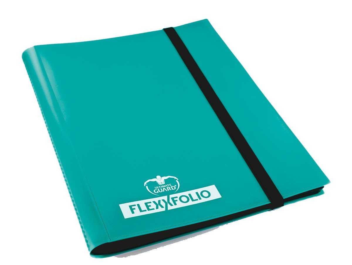 Ultimate Guard 4-Pocket FlexXfolio Binder - Turquoise Collectible Card Storage for MTG, Pokemon & Yu-Gi-Oh - Perfect for Gaming Tournaments & Card Organization