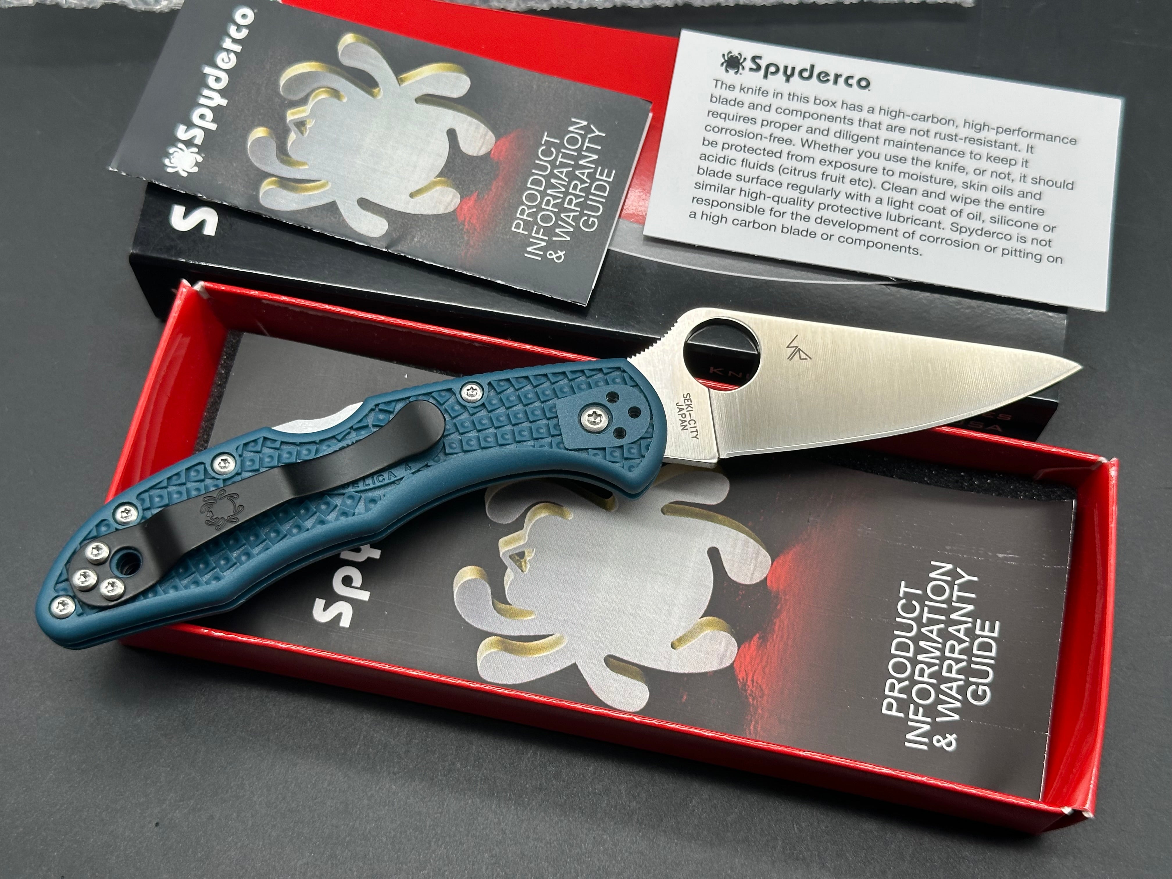 Spyderco Delica 4 Lightweight Folding Knife - 2.89
