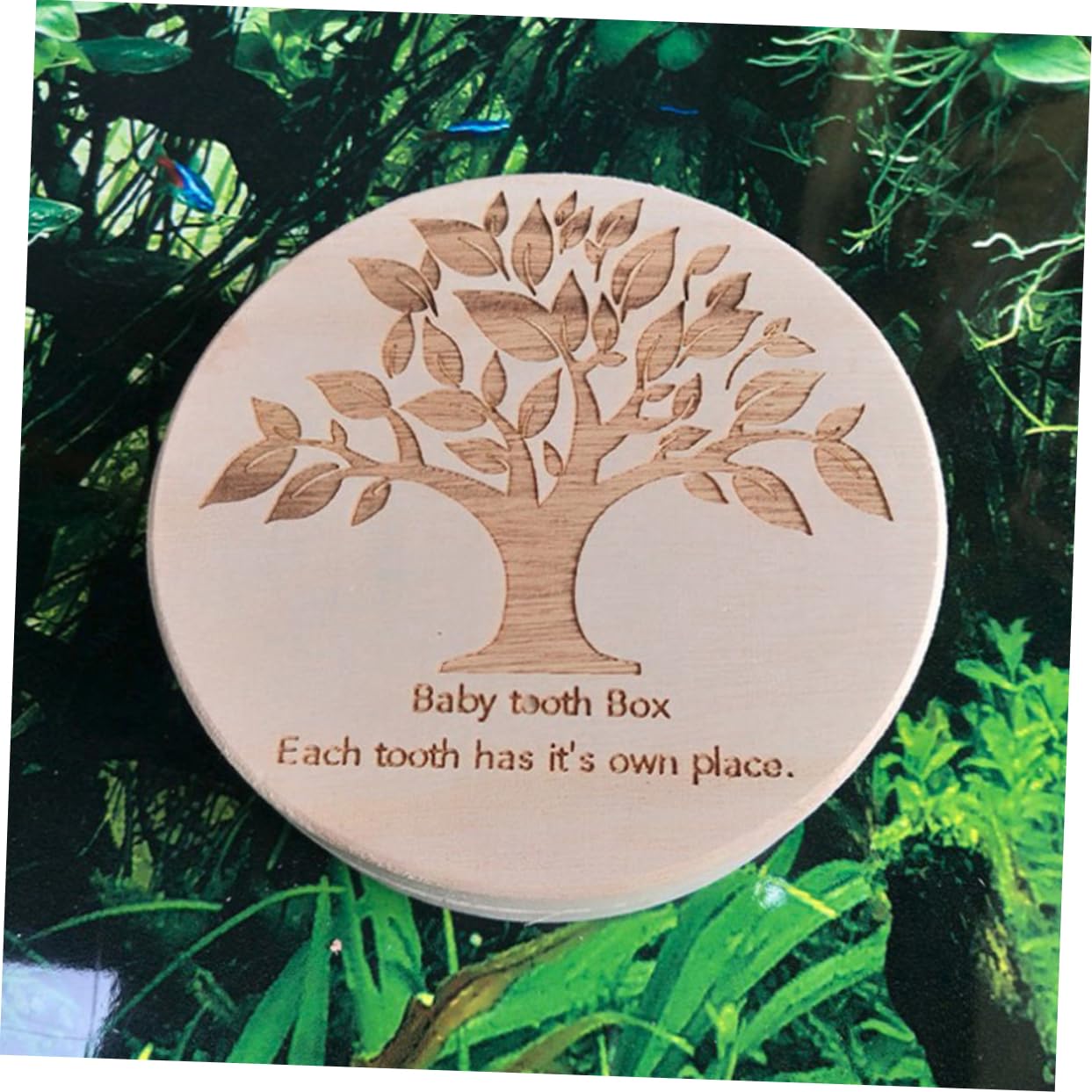 FAVOMOTO 3-Piece Wooden Baby Teeth Keepsake Box Set - Round First Hair & Tooth Storage for Boys and Girls - Perfect Baby Shower Gift & Childhood Memory Organizer (Ideal for Nursery, Christening, and Milestone Preservation)
