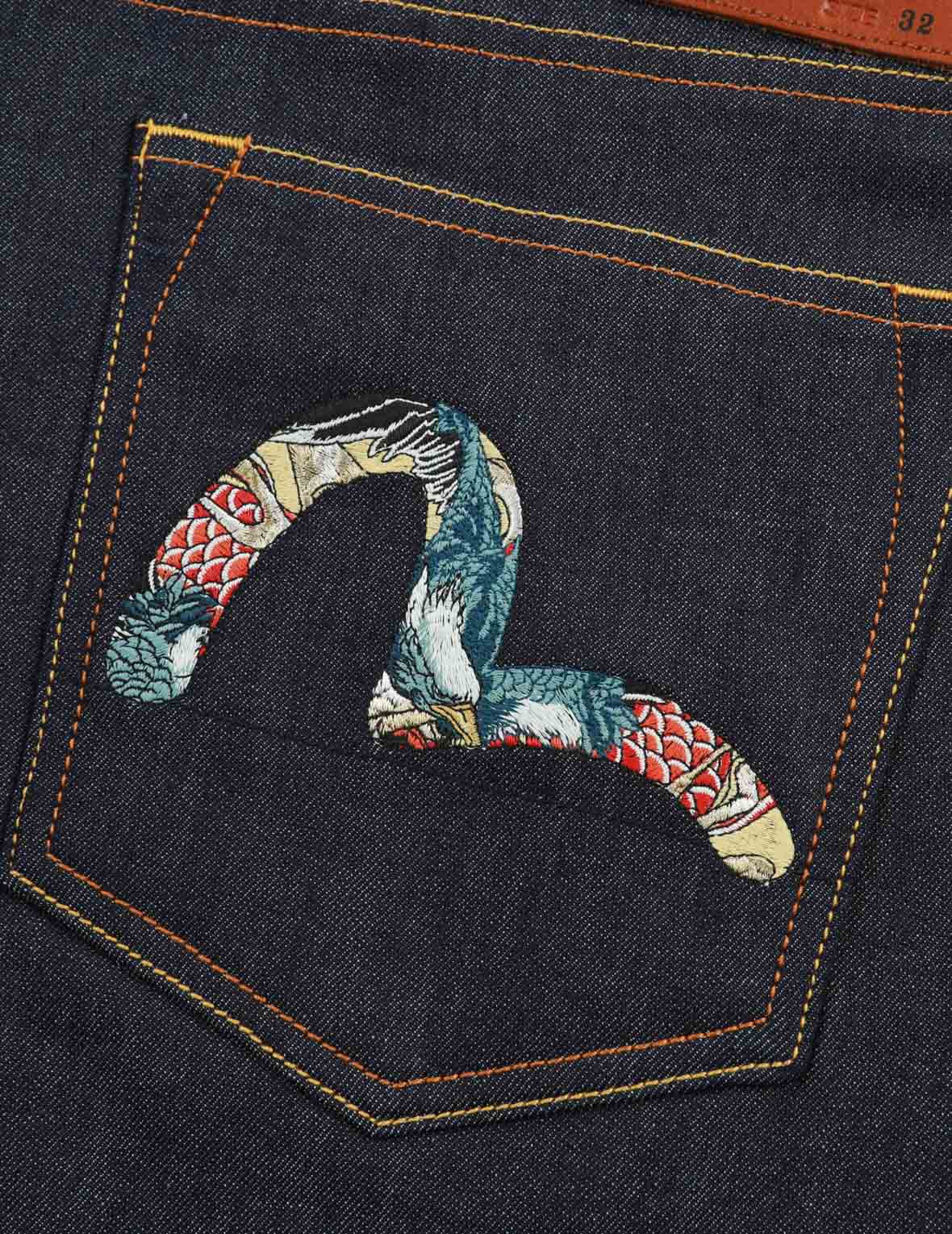 The Great Wave and Koi Seagull Embroidered Relaxed Fit Denim Shorts for Women - Casual Summer Beachwear & Street Style Fashion