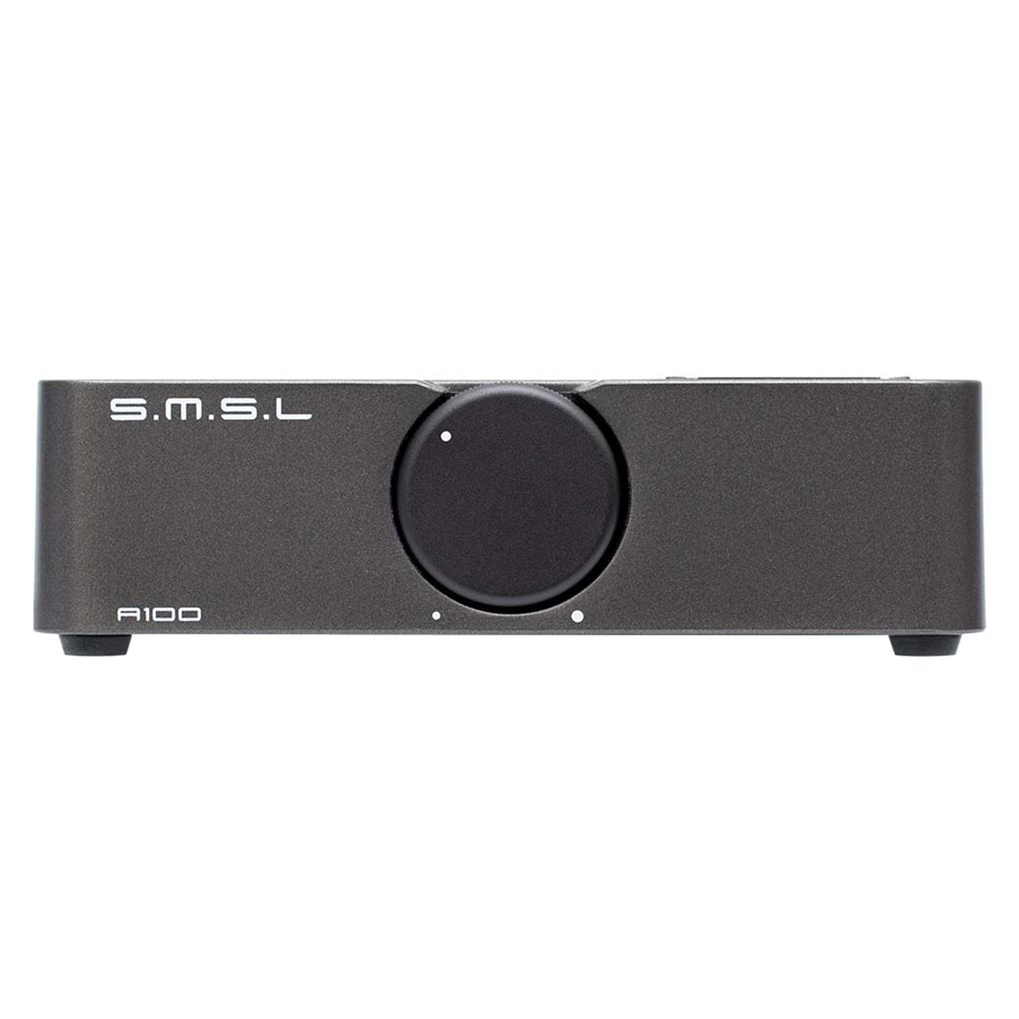 SMSL Audio A100 Bluetooth Power Amplifier - 2.1CH Hi-Fi Stereo Receiver with Wireless Streaming for Home Theater & Music Systems | Perfect for Living Room, Office & Studio Use