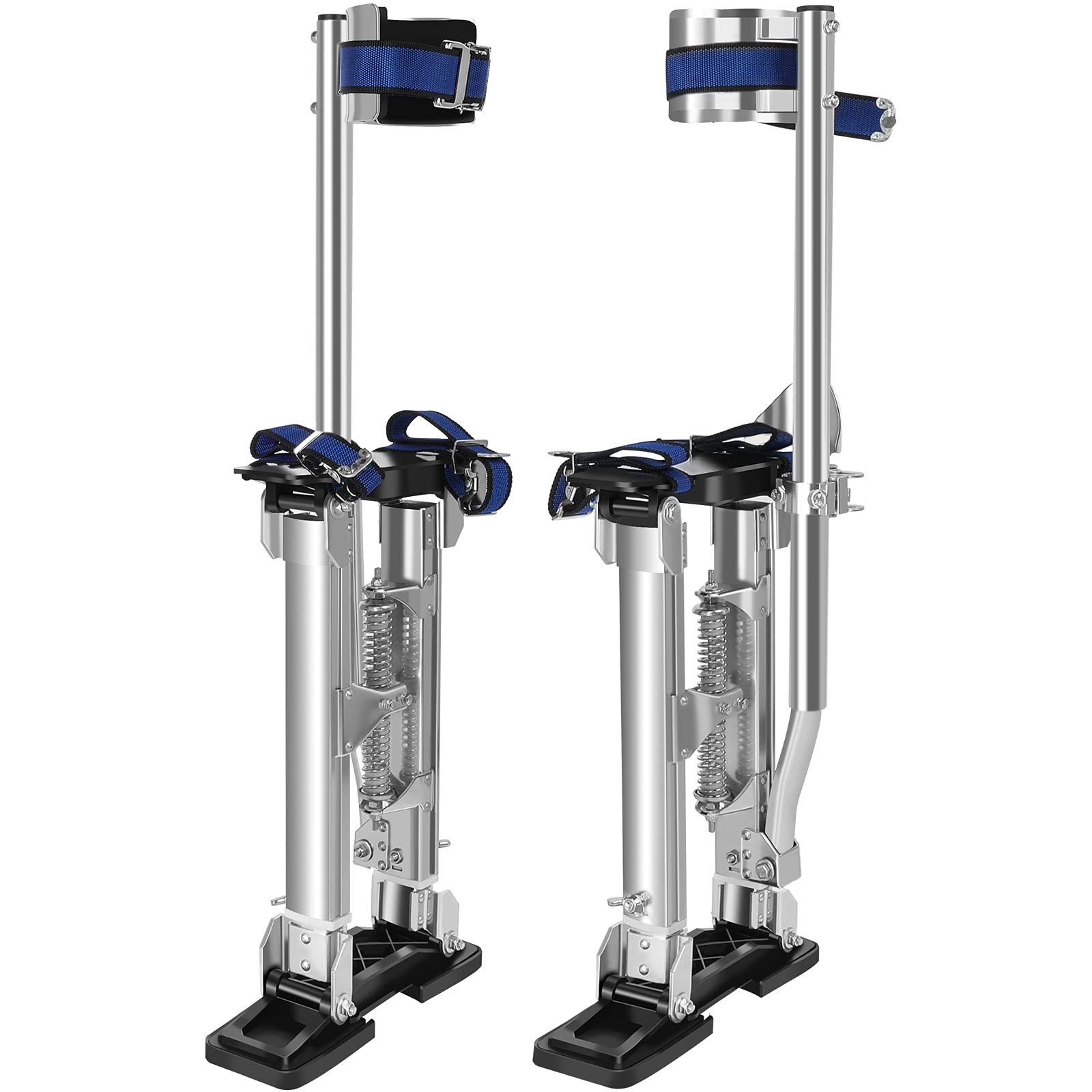 Adjustable Aluminum Drywall Stilts 15-23 Inches for Adults - Professional Painting, Cleaning & Ceiling Work - Perfect for Construction, Parades & Costume Events