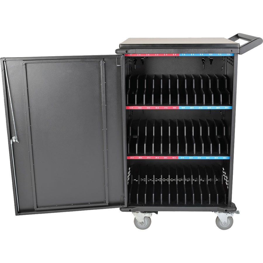 Tripp Lite 36 Device AC Charging Cart - Mobile Charging Station for Laptops & Tablets - Perfect for Schools, Offices & Classrooms