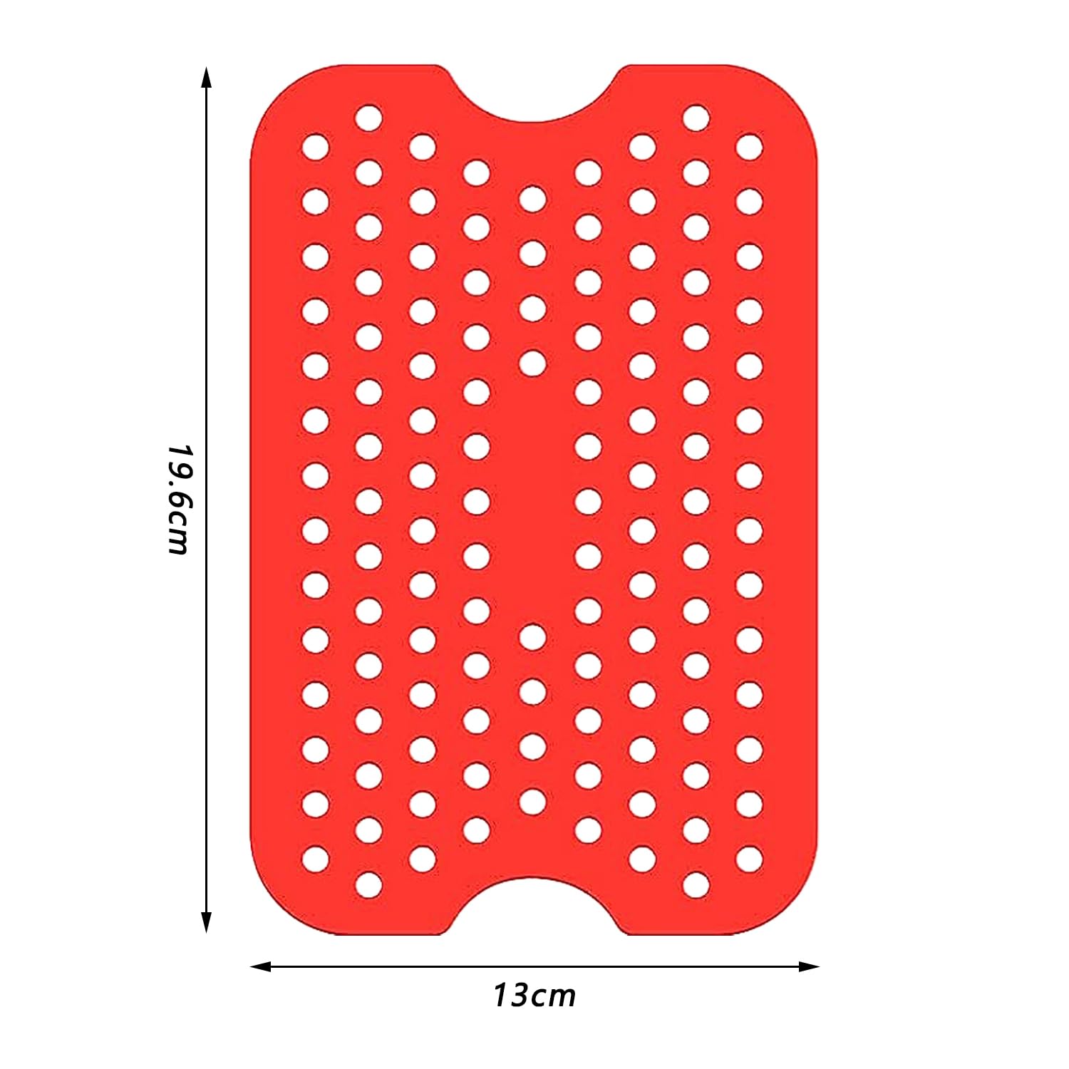 4-Piece Air Fryer Silicone Mat Set - Non-Slip Square Basket Liners, BPA-Free & Reusable Accessories for Air Fryer Cooking - Perfect for Roasting, Baking & Frying Healthy Meals