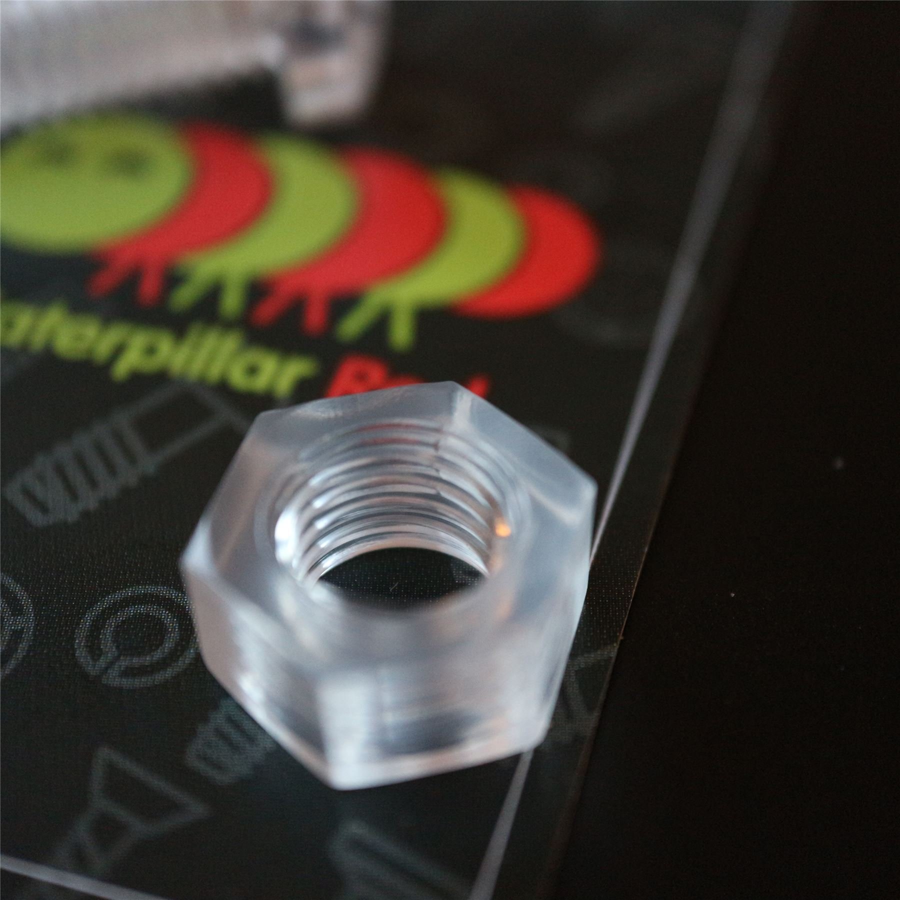 20pcs Clear Acrylic M12x40mm Pan Head Screws for DIY & Crafts