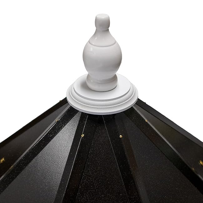 Premium Purple Martin Bird House with Black Roof - BestNest Martin Castle for Backyard & Garden - Durable Outdoor Decorative Birdhouse for Purple Martins | Perfect for Bird Watching & Nature Lovers
