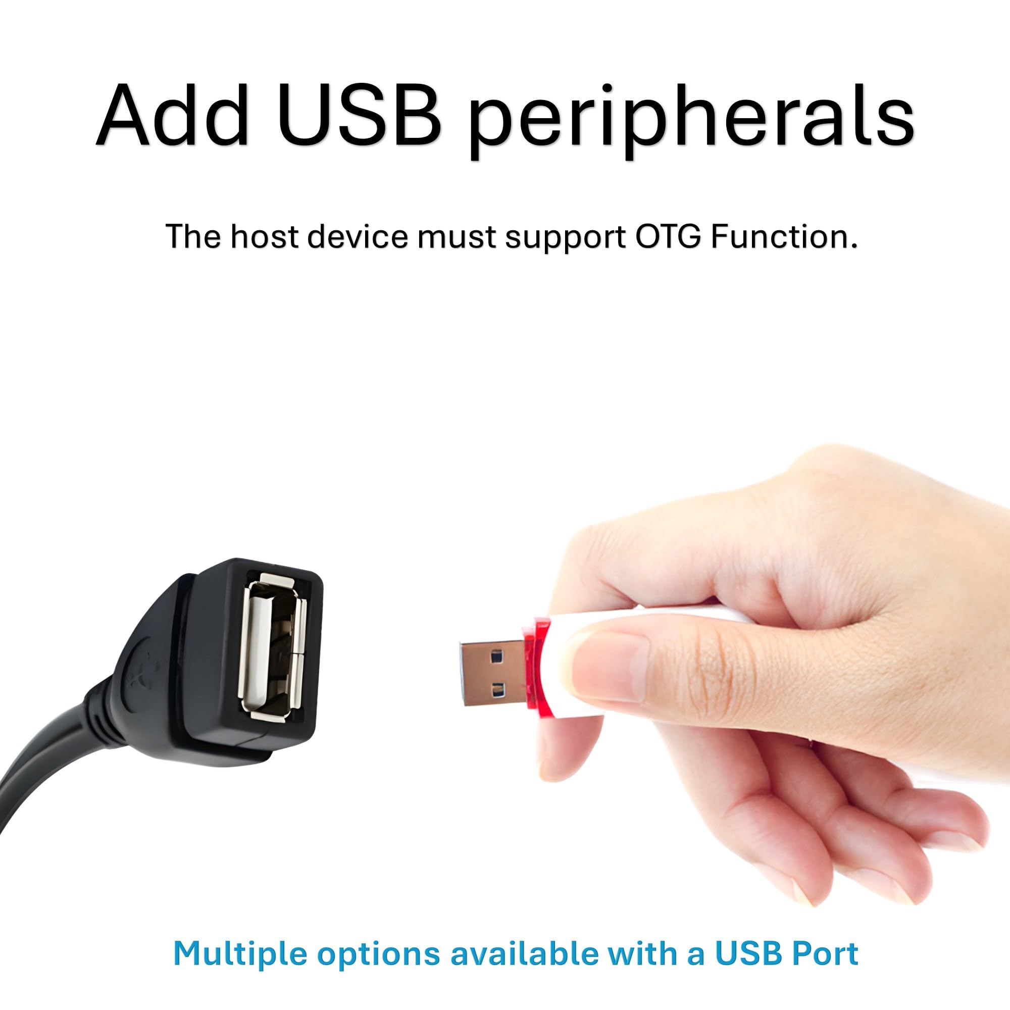 [3 Pack] USB OTG Adapter & Micro USB Cable - Compatible with Fire TV Stick, Streaming Devices, Rii/Logitech Keyboards, Nintendo Switch, SNES/NES Classic - Perfect for Gaming, Media Streaming & Device Charging