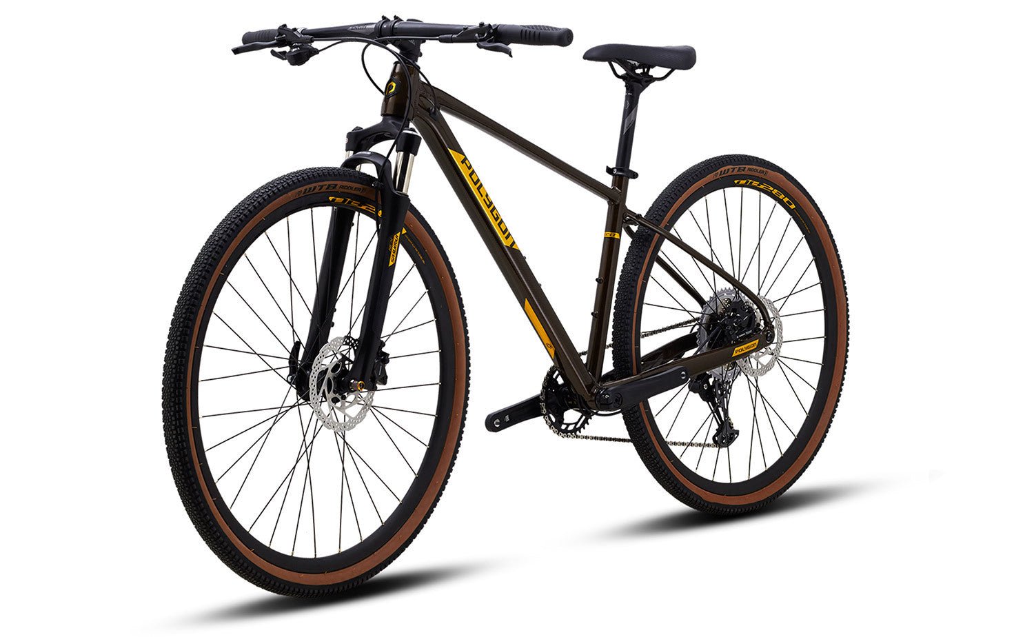 Polygon Heist X7 Hybrid Bike for Men & Women - Lightweight Aluminum Frame, 21-Speed Gears - Perfect for Commuting, Fitness & Urban Riding