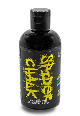 SPIDER CHALK 8oz Extreme Grip Liquid Chalk for Weightlifting - No Mess, Lab-Grade Formula Made in USA | Perfect for Powerlifting, Gym Workouts & Rock Climbing