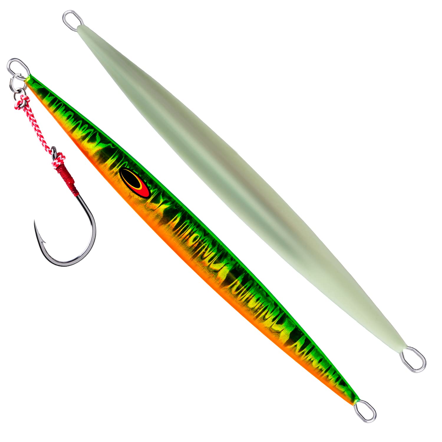 Goture Tuna Lures - Glow in the Dark Saltwater Jigs (200g & 250g) - Deep Sea Fishing Lures for Tuna, Grouper, Dogtooth, Bass & Salmon - Ideal for Speed Vertical Jigging & Night Fishing Adventures
