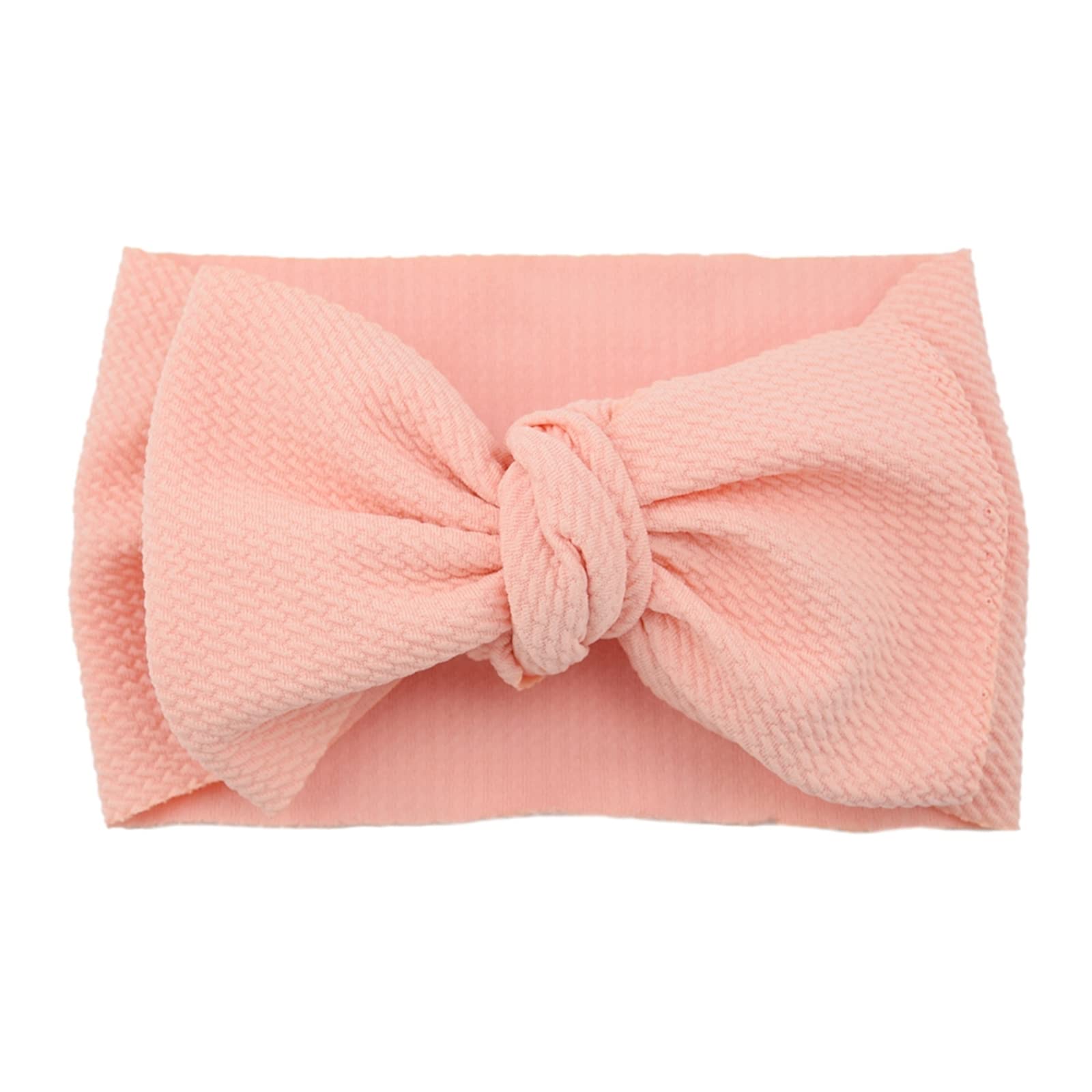 Cute Baby Girl Headbands with Bow Knots - Soft Nylon Hair Accessories for Newborns & Infants - Perfect for Photography, Birthday Parties & Daily Outfits