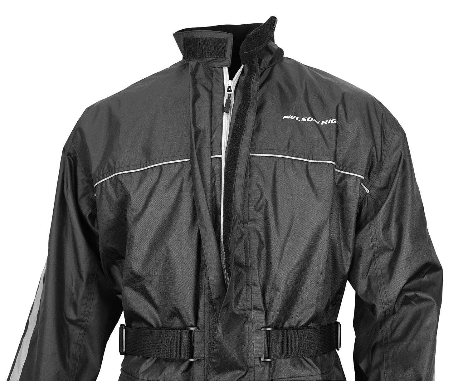 Nelson Rigg Solo Storm Waterproof Breathable Packable Motorcycle Rain Jacket - Hi-Vis Yellow/Black, 3X-Large - Ideal for Riding in Heavy Rain & Extreme Weather Conditions