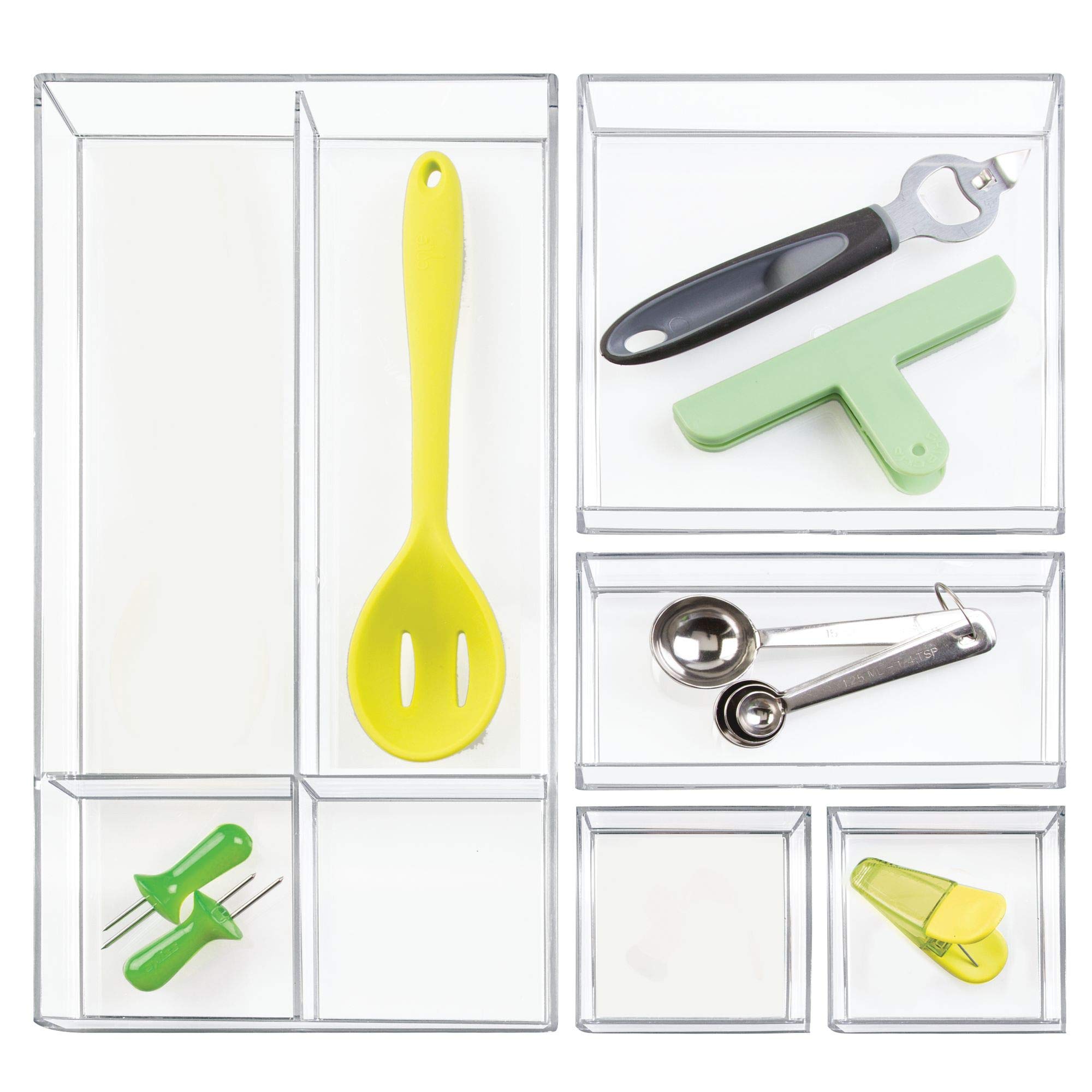 iDesign Clarity Collection Clear Vanity Tray Organizer - 8