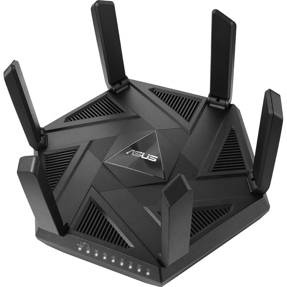 ASUS RT-AXE7800 WiFi 6E Tri-Band Gaming Router - High-Speed 7800Mbps, 4K Streaming & Low Latency for Online Gaming - Perfect for Home & Office Use