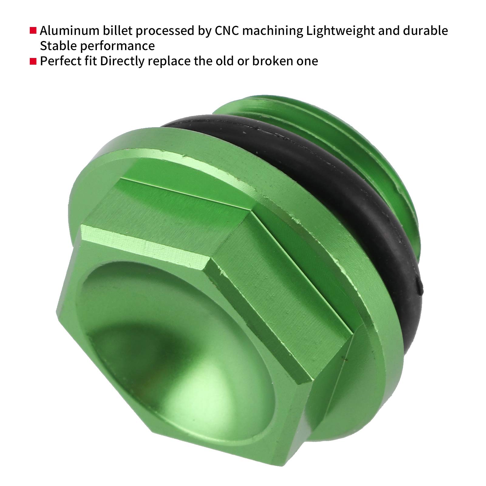 Motorcycle Oil Filler Screw Cover Compatible with Kawasaki KX250 KX250F KX450F KLX450R - Durable Engine Protection for Dirt Bikes & Off-Road Riding