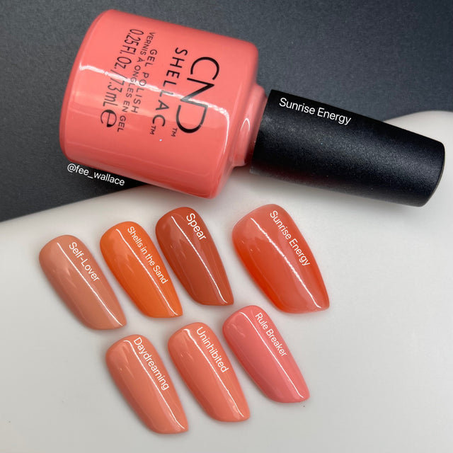 CND Shellac Gel Polish - Sunrise Energy 7.3ml - Long-Lasting UV/LED Nail Polish for Salon-Quality Manicures at Home | Perfect for Parties, Weddings & Special Occasions