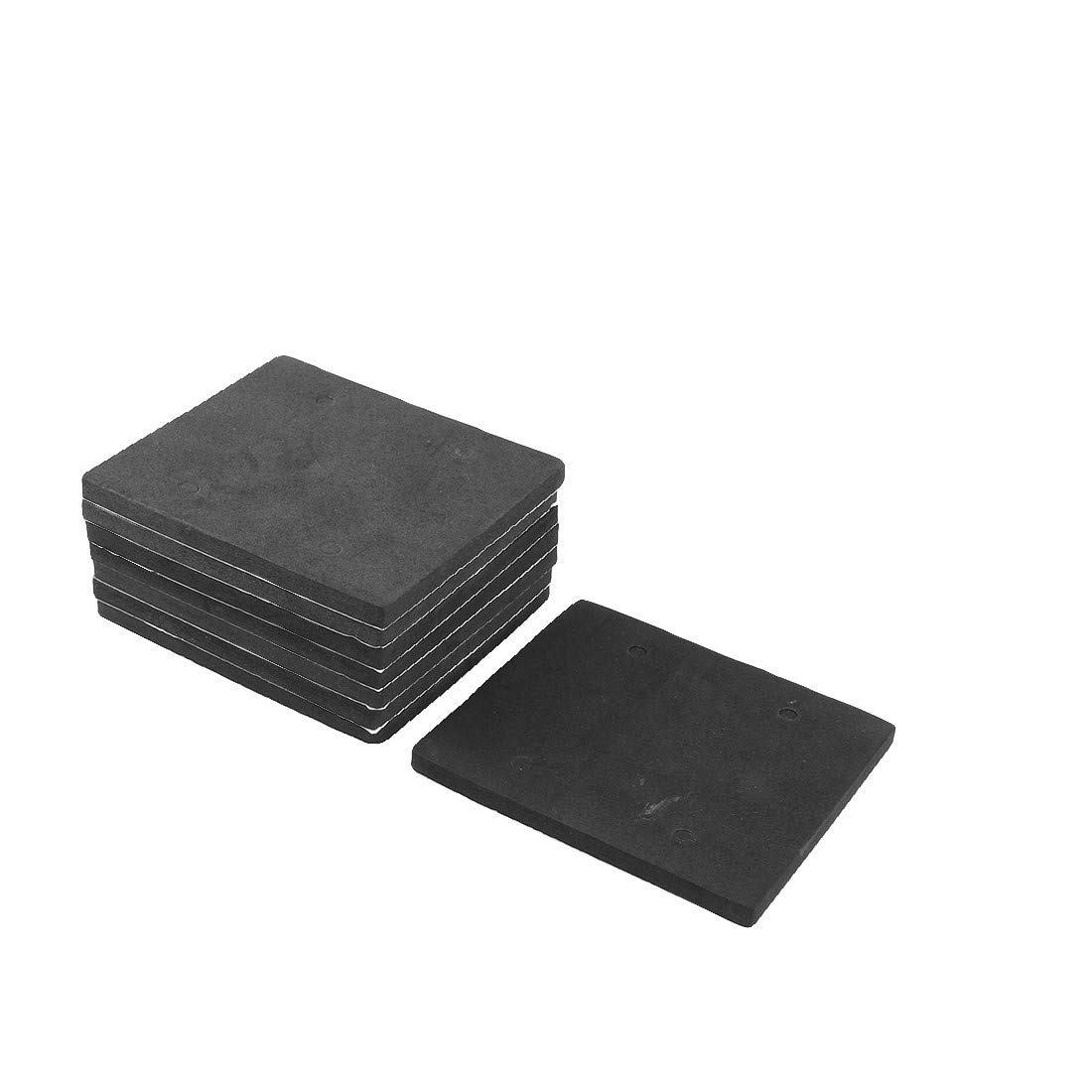 Premium Self-Adhesive Sanding Pad - 8-Piece Black Foam Rectangle Replacement Backing Pads for Sanders | Durable & Reliable for Woodworking, Metal Polishing & DIY Projects