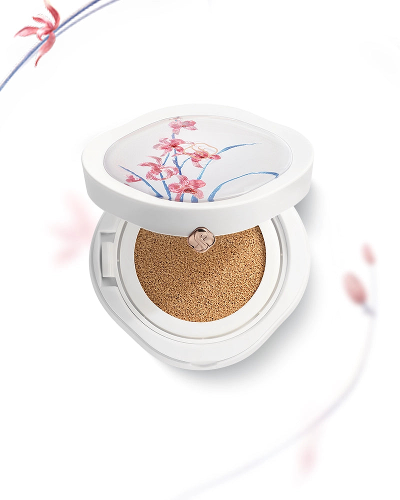 Flawless Jade Breathable Longwear Cushion Foundation - Ode to Embroidery Collection | Lightweight, Buildable Coverage for All-Day Wear | Perfect for Daily Makeup & Special Occasions