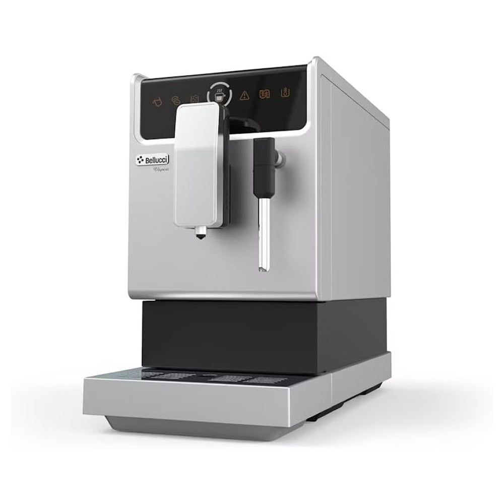 Bellucci Slim Vapore Automatic Espresso Machine with Steam Wand - Professional Home Coffee Maker for Latte & Cappuccino - Perfect for Small Kitchens & Office Use