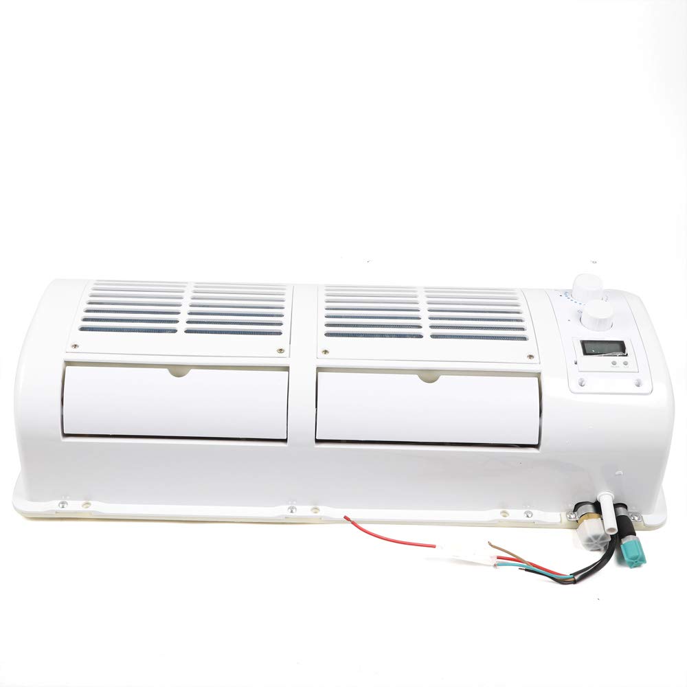 12V Universal Car Air Conditioner Fan - Wall Mounted Bus/Truck Evaporator Assembly (22525 BTU/H) - Automotive A/C Cooling System for Vehicles, Caravans & RVs - Perfect for Long Road Trips & Summer Travel