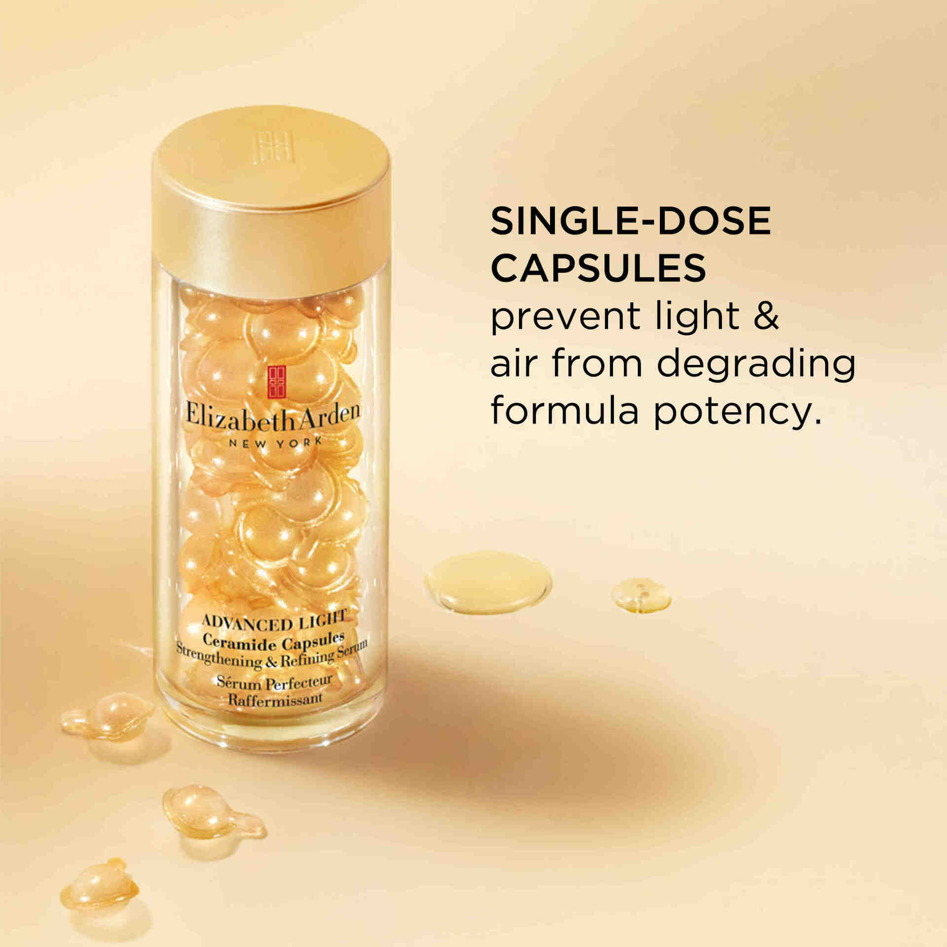 Advanced Ceramide Capsules for Skin Strengthening & Refining - Hydrating Serum for Dry, Sensitive Skin | Perfect for Night Routine & Anti-Aging Skincare