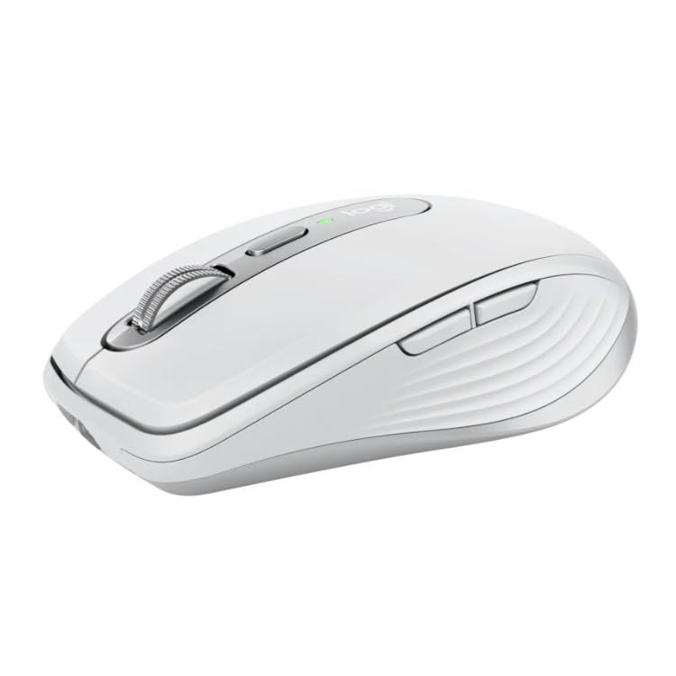 Logitech MX Anywhere 3 Wireless Mouse for Mac - Compact Portable Bluetooth Mouse with Fast Scrolling & USB-C Charging | Perfect for Travel, Office & Remote Work | Includes Knox Gear 4-Port USB Hub (2-Piece Bundle)