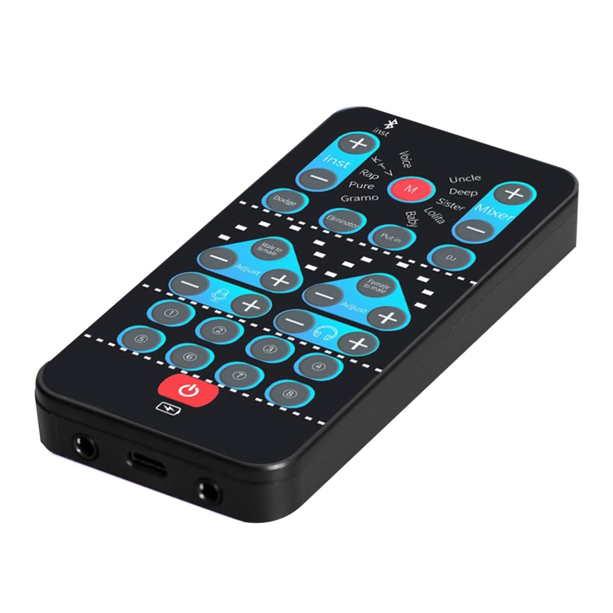 RazyPuy Mini Voice Changer Card - 16 Different Voice Effects & Multi-Language Support for Gaming, Singing, Phone Calls & Live Streaming | Perfect for Content Creators, Prank Calls & Online Entertainment
