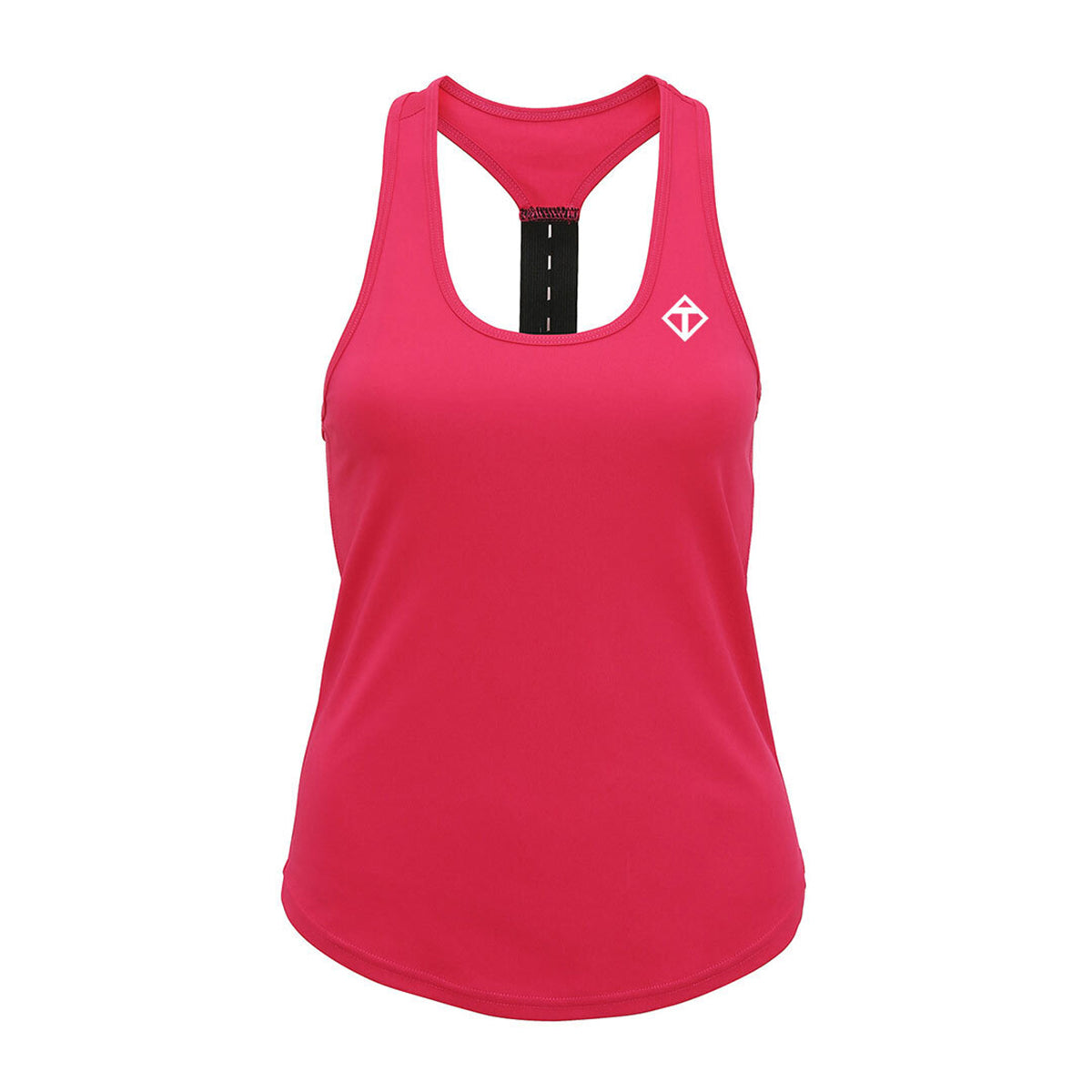 Pink Performance Strap Back Vest for Women - Breathable Workout Tank Top - Gym, Running, Yoga & Outdoor Sports Activewear