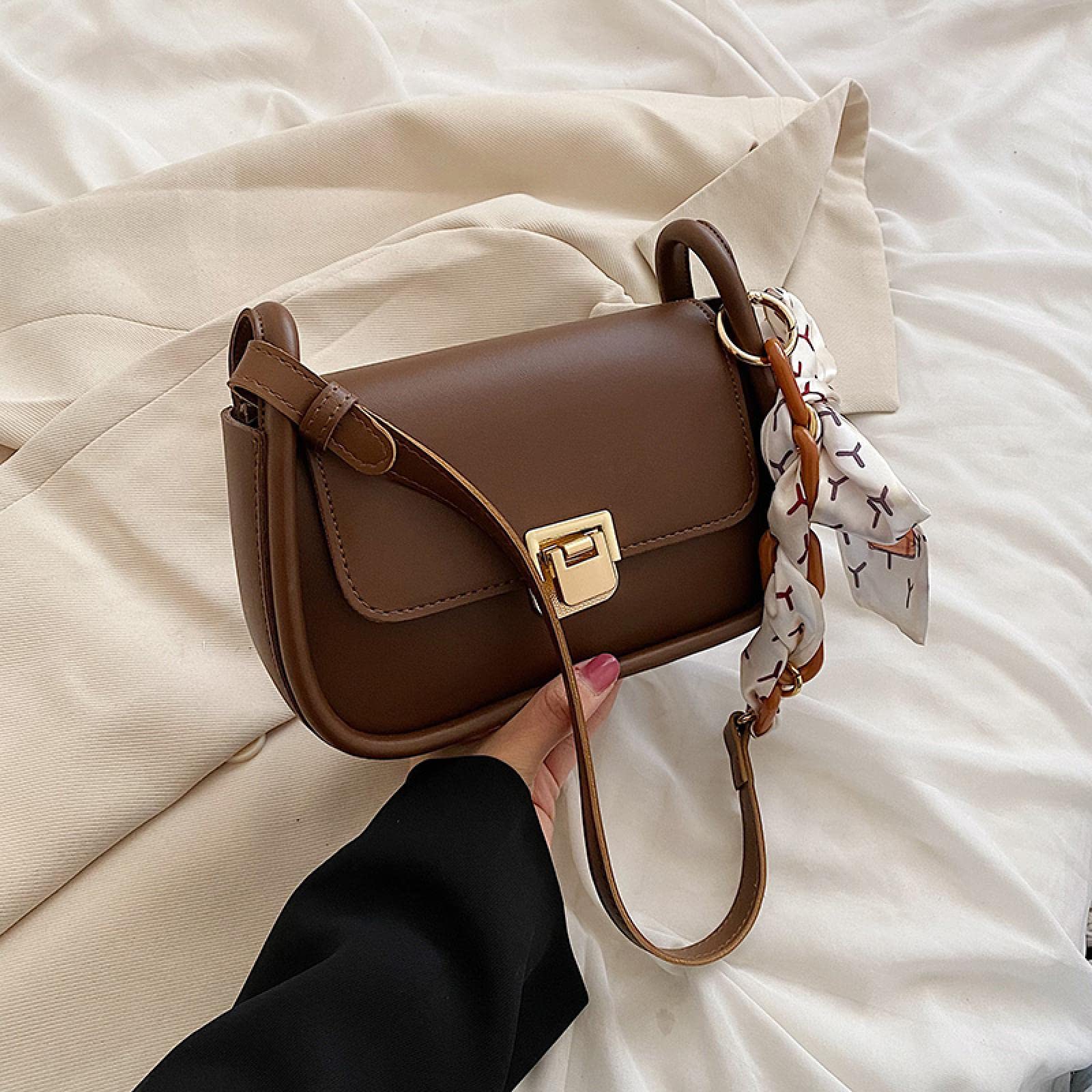 Premium Textured Crossbody Bag for Women - Stylish Work Tote & Large Handbag in Brown | Office, Travel & Everyday Use Clearance Sale